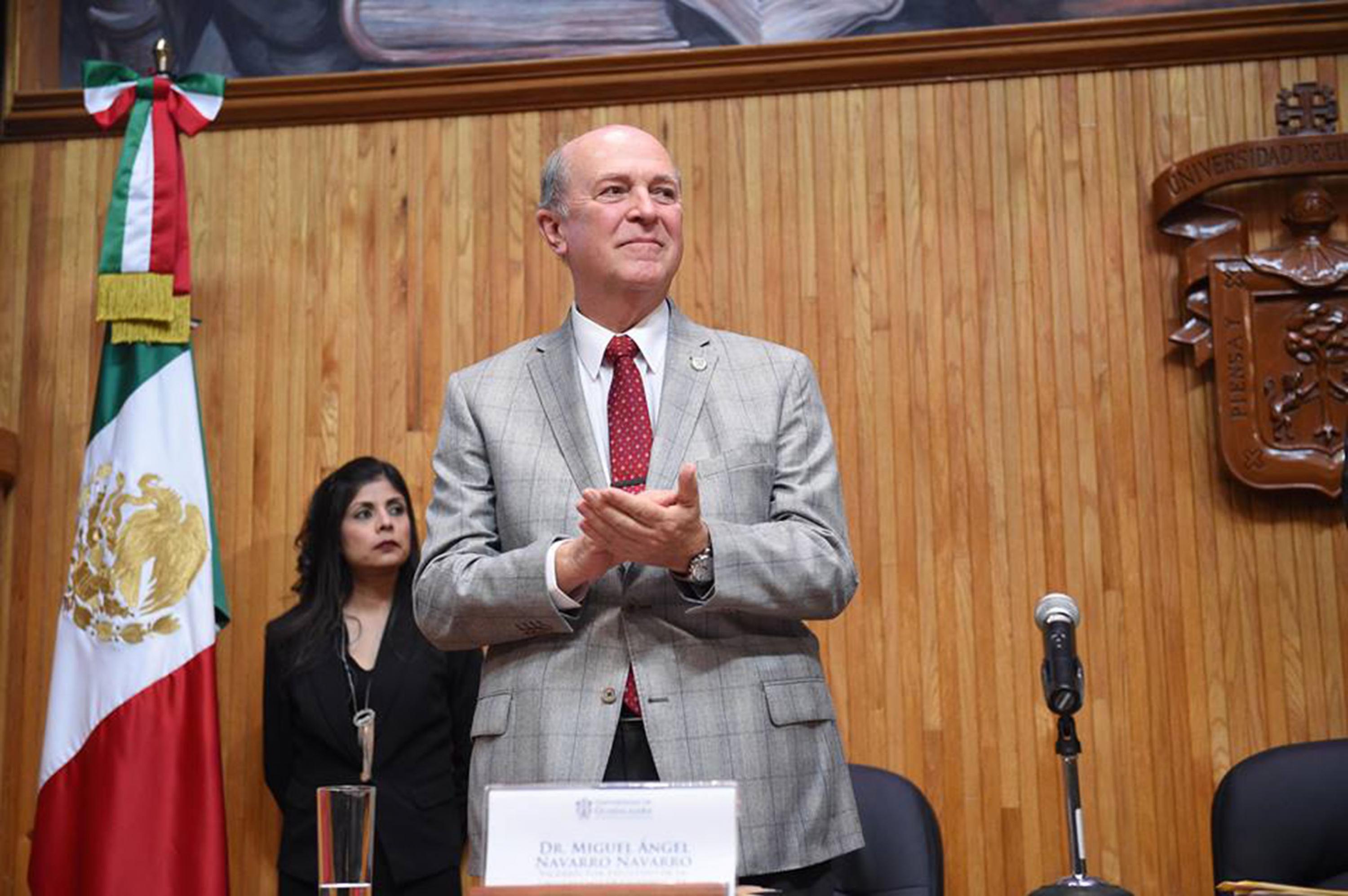 Dr. Miguel Ángel Navarro Navarro, Rector general sustituto de la UdeG