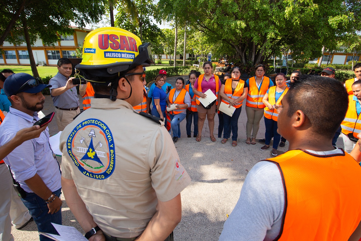 Un total de 789 personas participaron en el simulacro realizado en el CUCosta