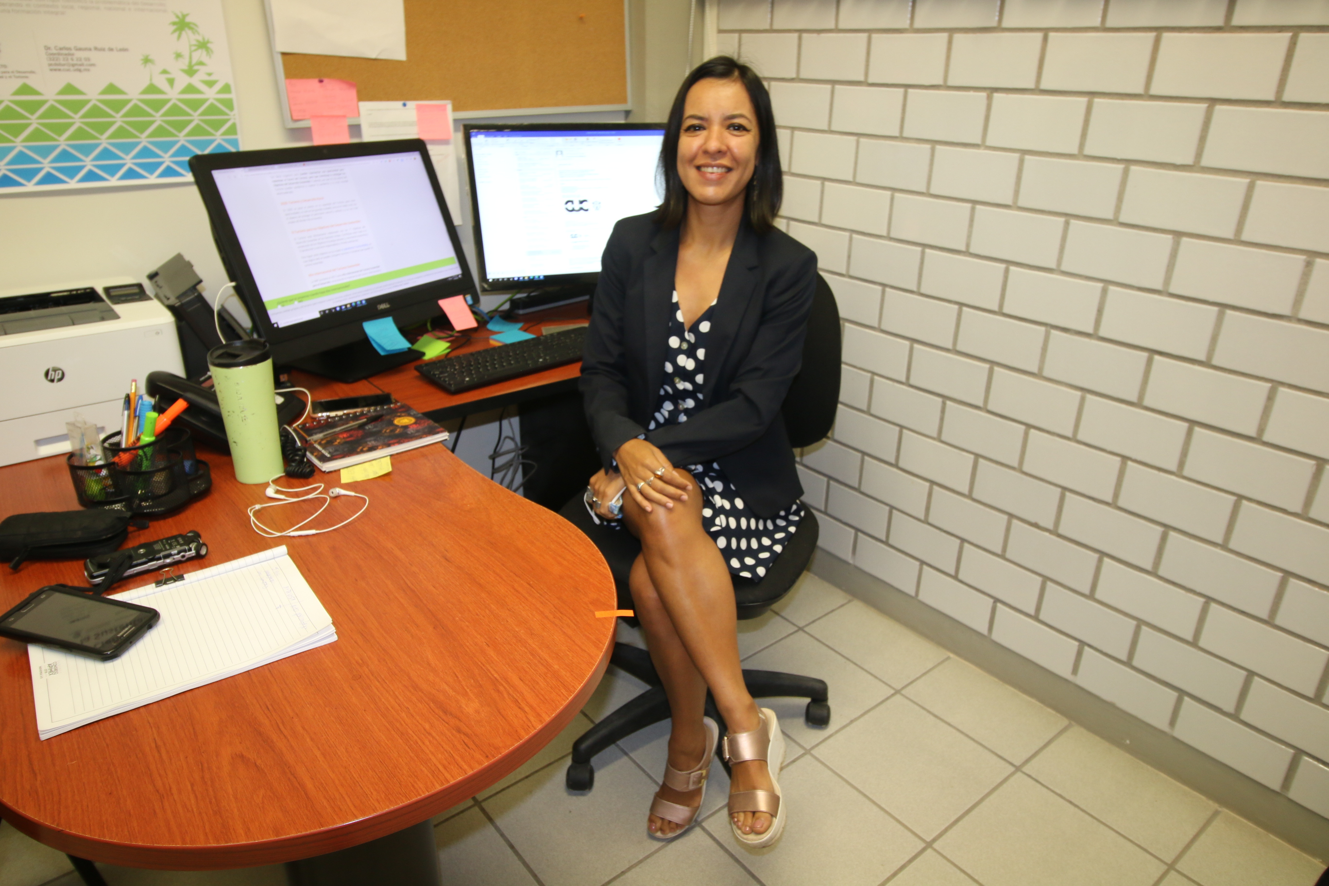Doctora Karen Elizabeth Peña Joya, Coordinadora de la Maestría en Ciencias para el Desarrollo la Sustentabilidad y el Turismo