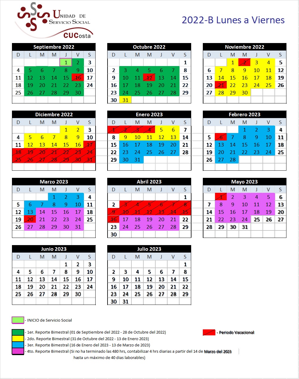 Calendario 2022 A 2023 Udg Healthcare IMAGESEE