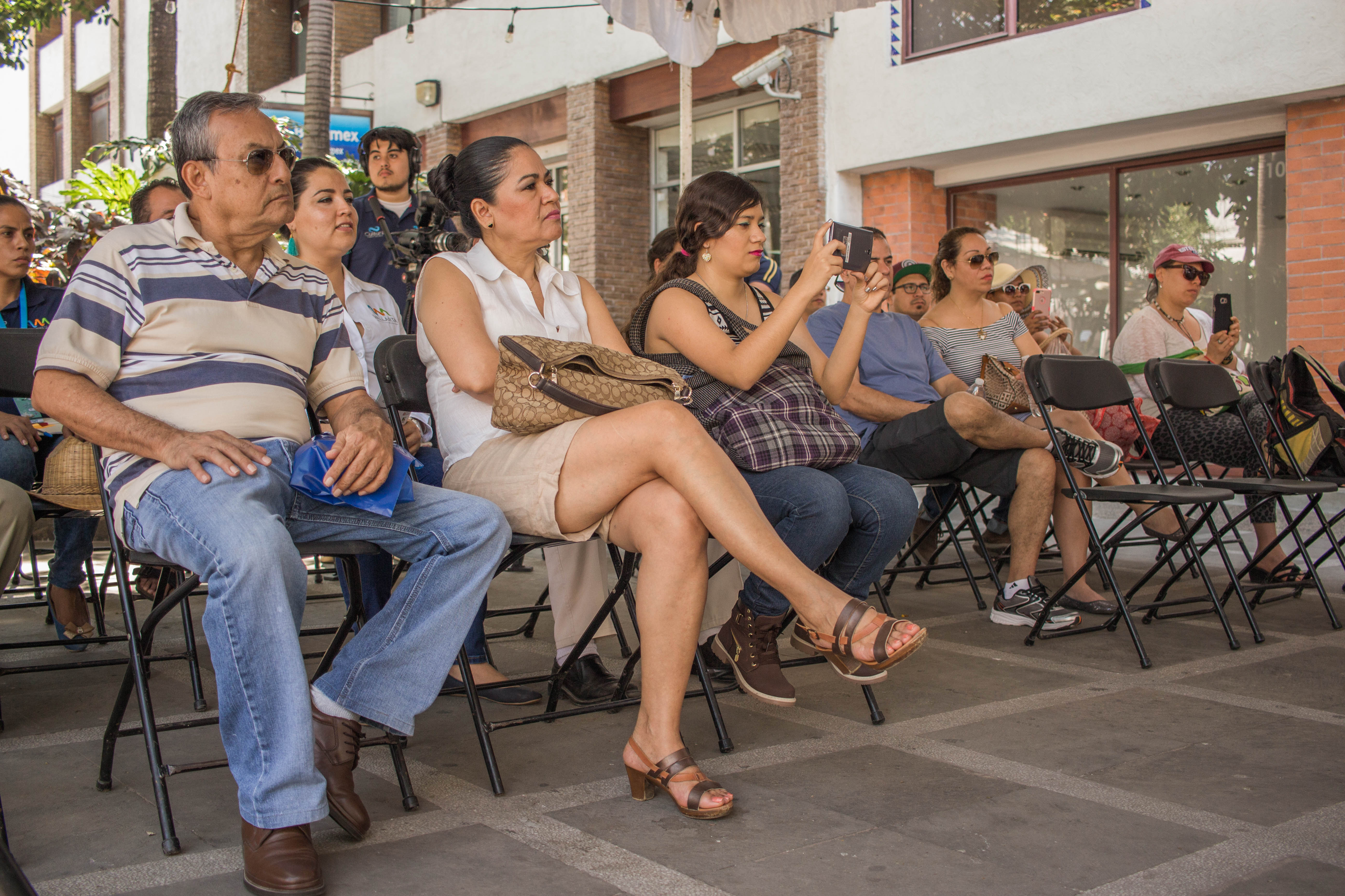 Público asistente a las presentaciones, en el marco de la 3era. Feria de la Lectura