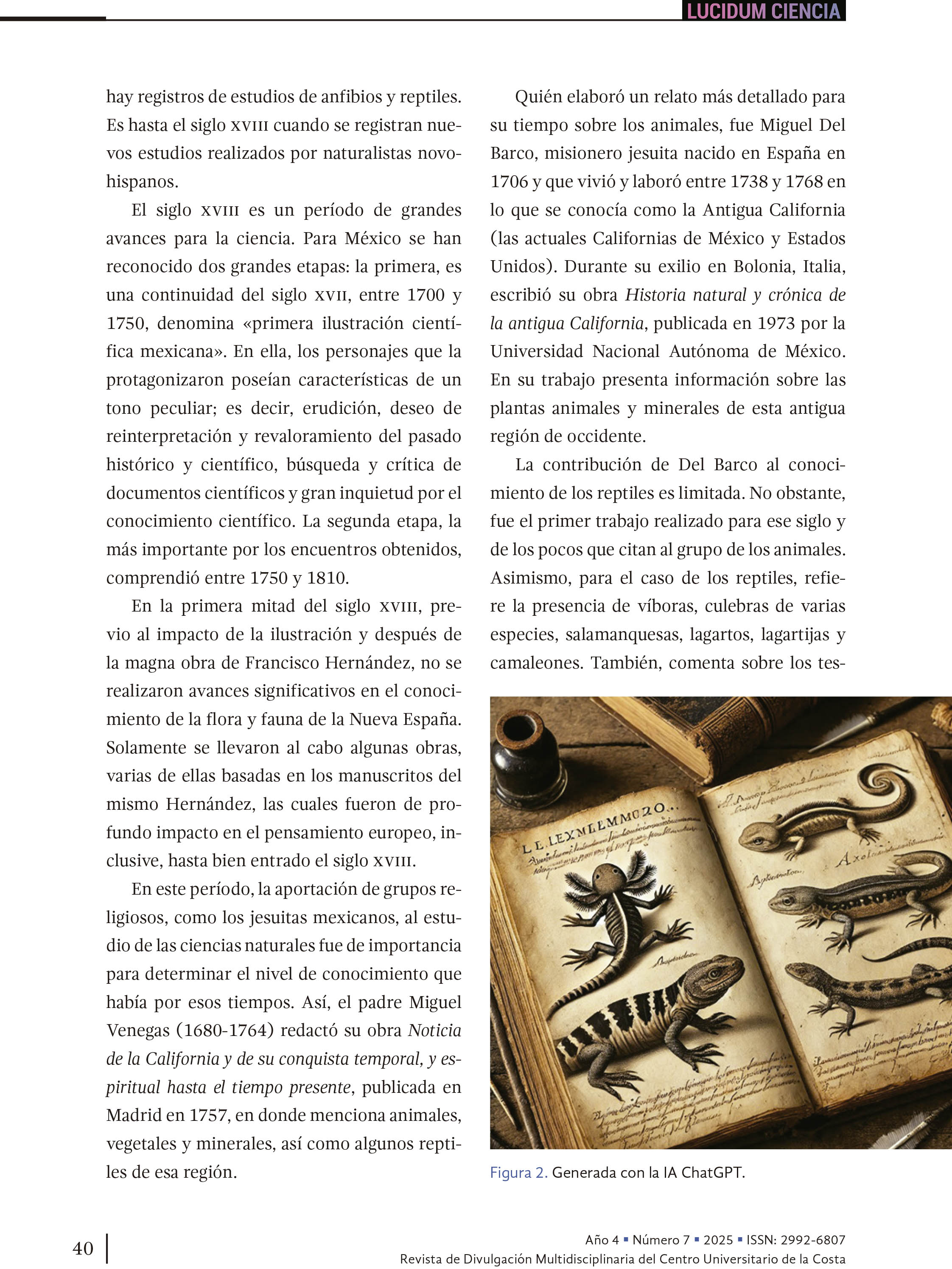 4. Un vistazo a la historia del estudio de los anfibios y reptiles de México