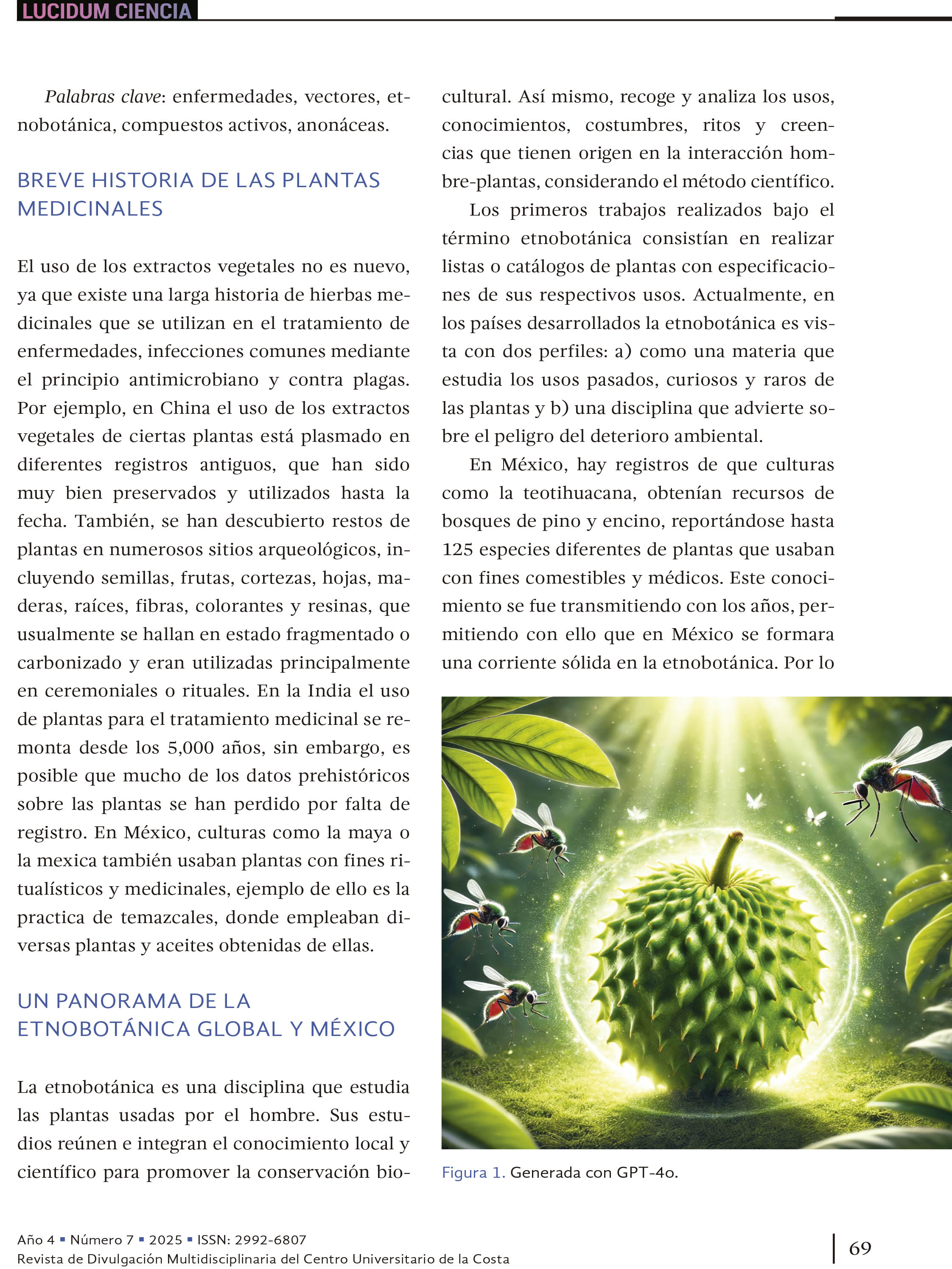 7. Plantas vs. Patrañas: la importancia de compuestos activos de origen vegetal para mitigar enfermedades