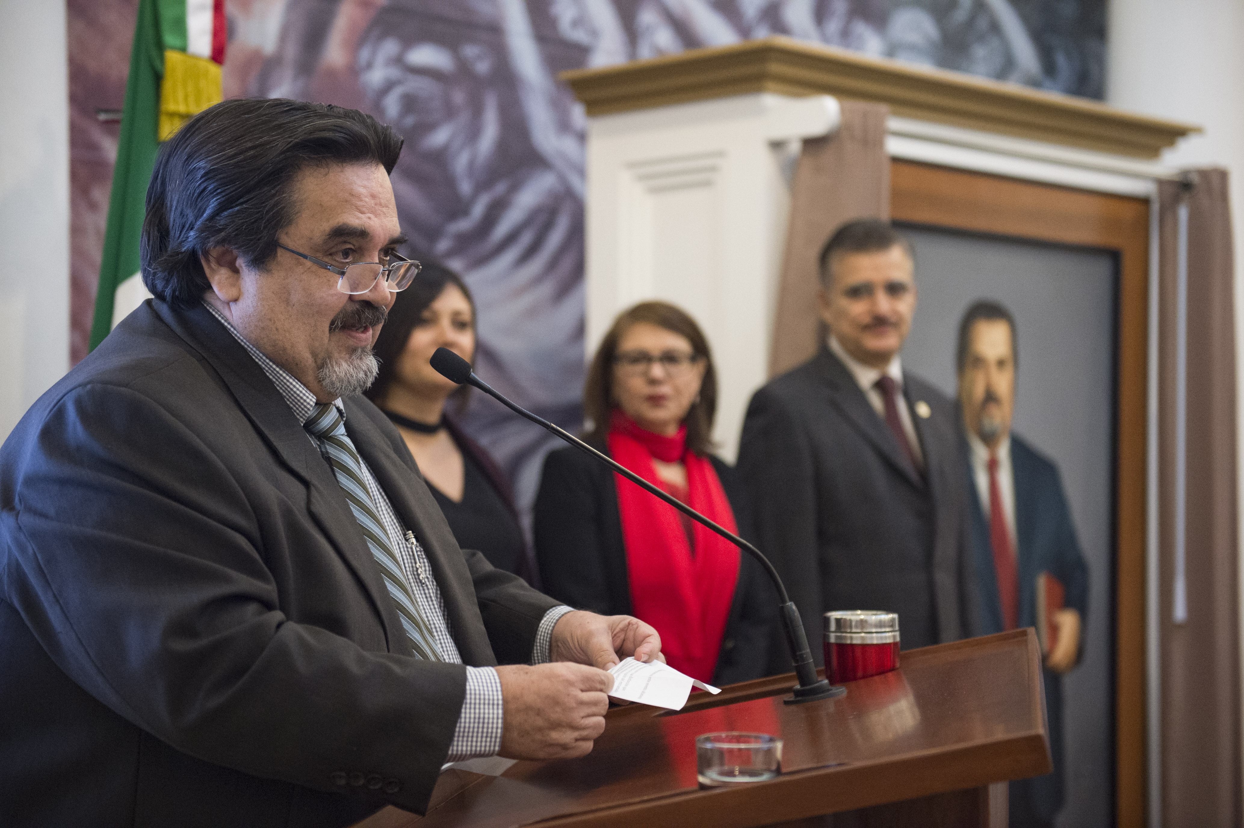 El Rector del CUCosta, Dr. Marco Antonio Cortés Guardado