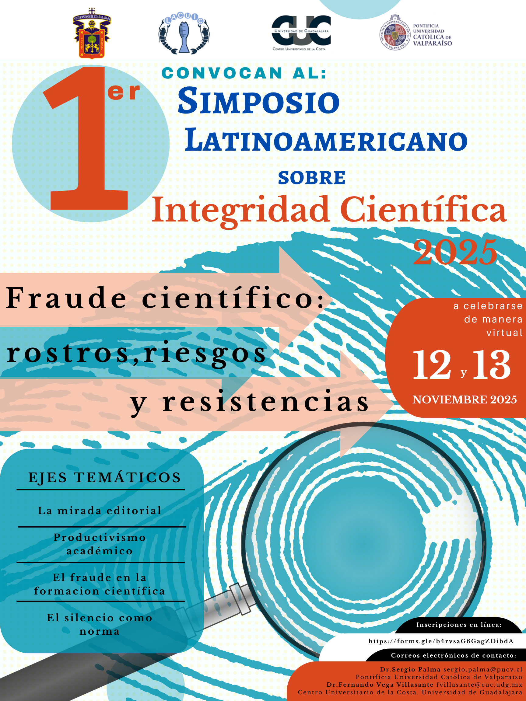 Cartel convocatoria simposio latinoamericano sobre integridad científica