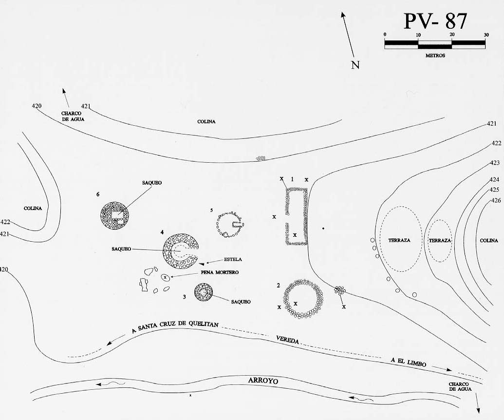 Plano topográfico - El Habillal