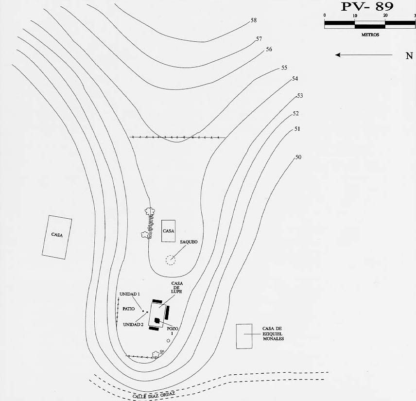 Plano topográfico - El Colorado
