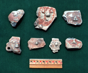 figurillas de cerámica de la fase Banderas 