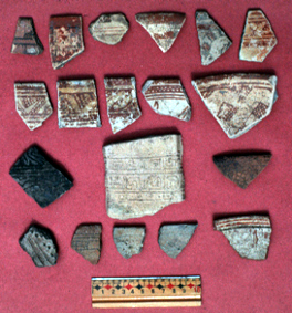 Tiestos #1-#3, Banderas; #4-#15, Aztatlán; #16, Llanitos; #17-20 Amparo