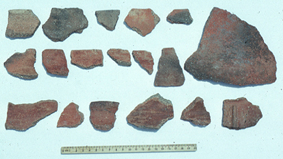 Tiestos de la fase Ixtapa Temprano