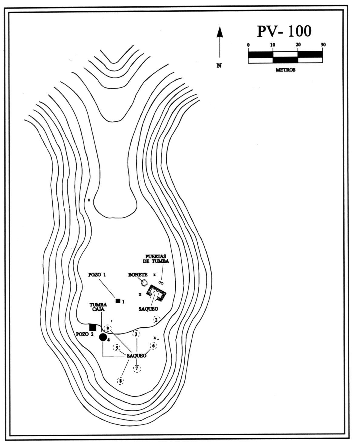 Plano topográfico - El Rincón