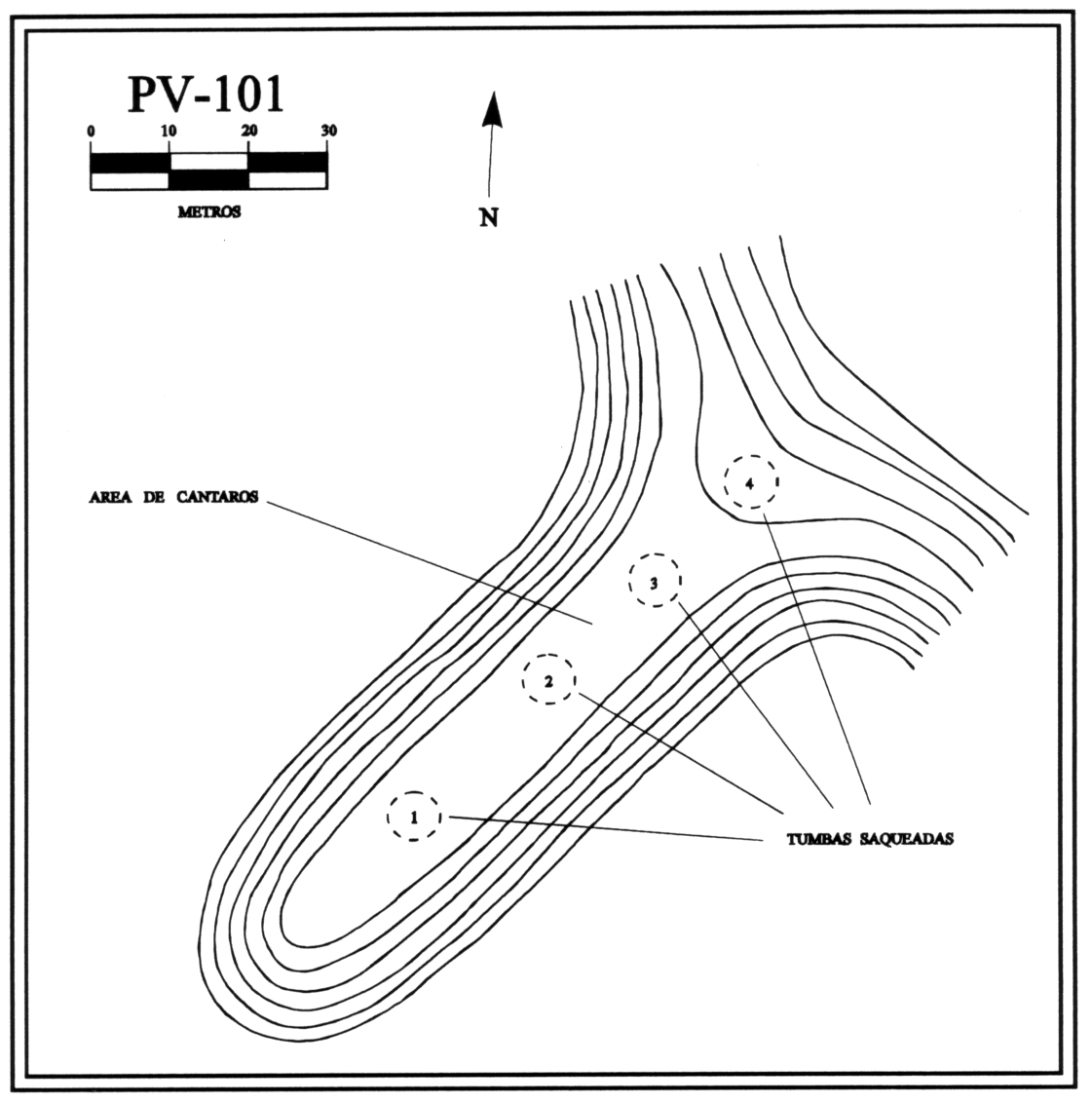 Plano topográfico - El Rincón III