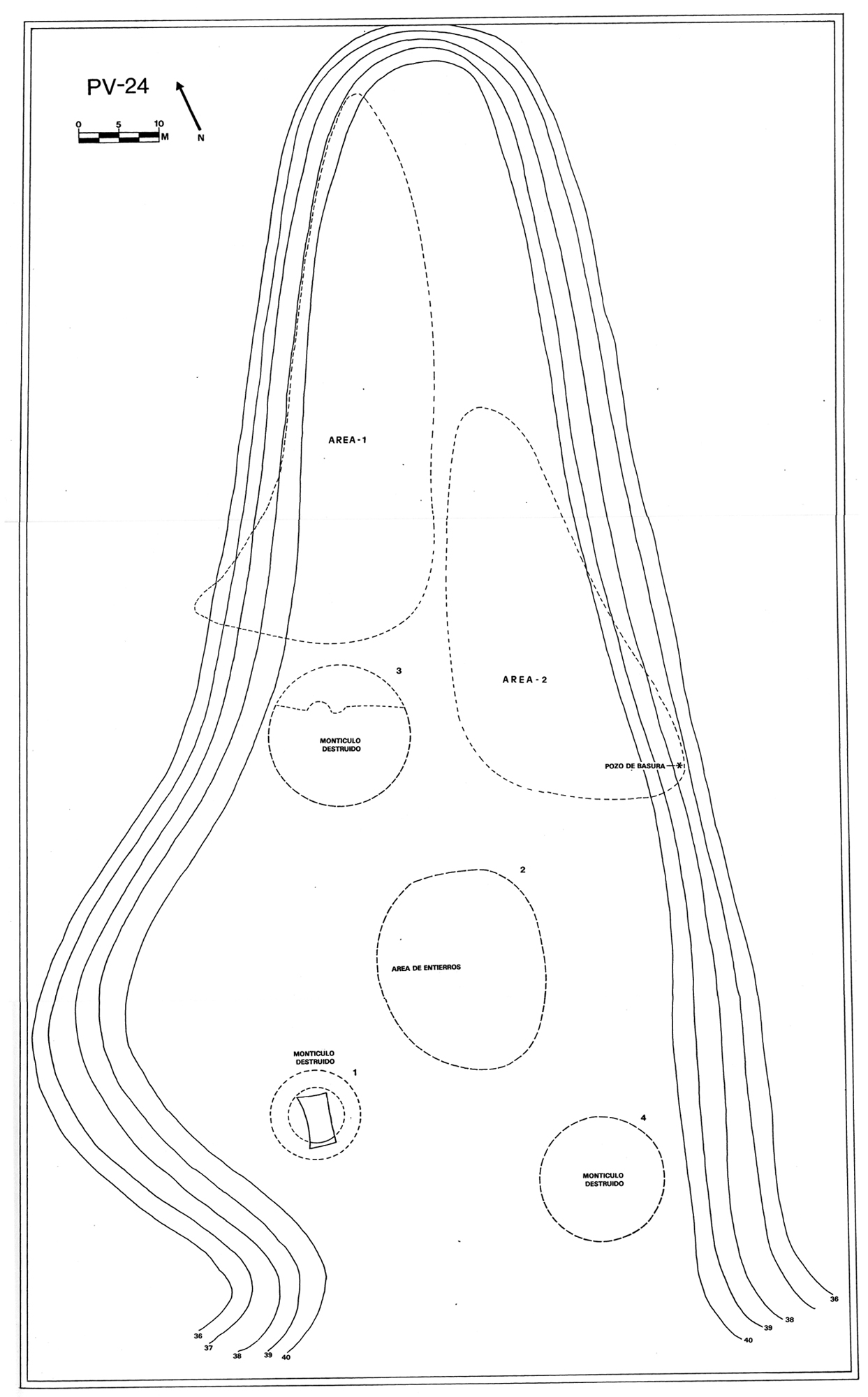 Plano topográfico - Centro de Salud
