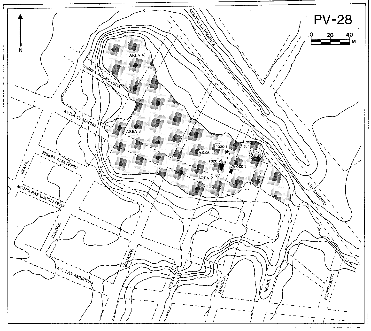 Plano Topográfico - La Pedrera