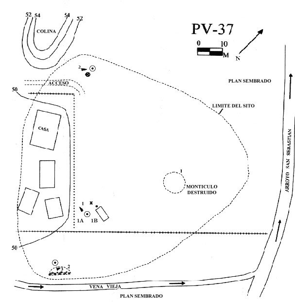 Plano topográfico - El Ranchito de los Magos