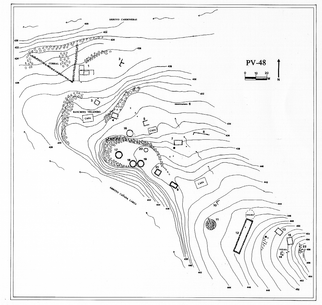 Plano topográfico - Ranchito Veladero