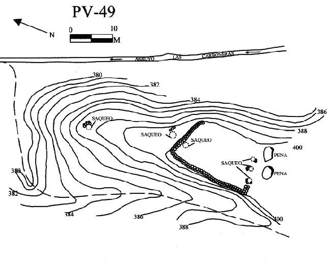 Plano topográfico - Ranchito Veladero