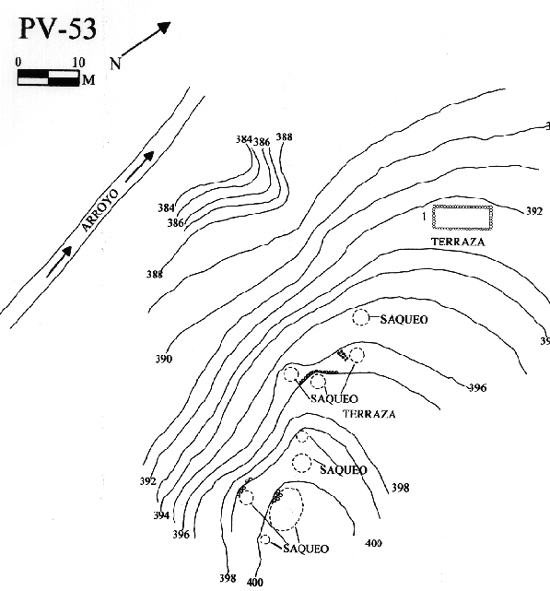 Plano topográfico - Ranchito Veladero III