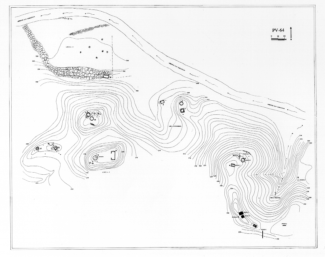 Plano topográfico - Cajón Morado