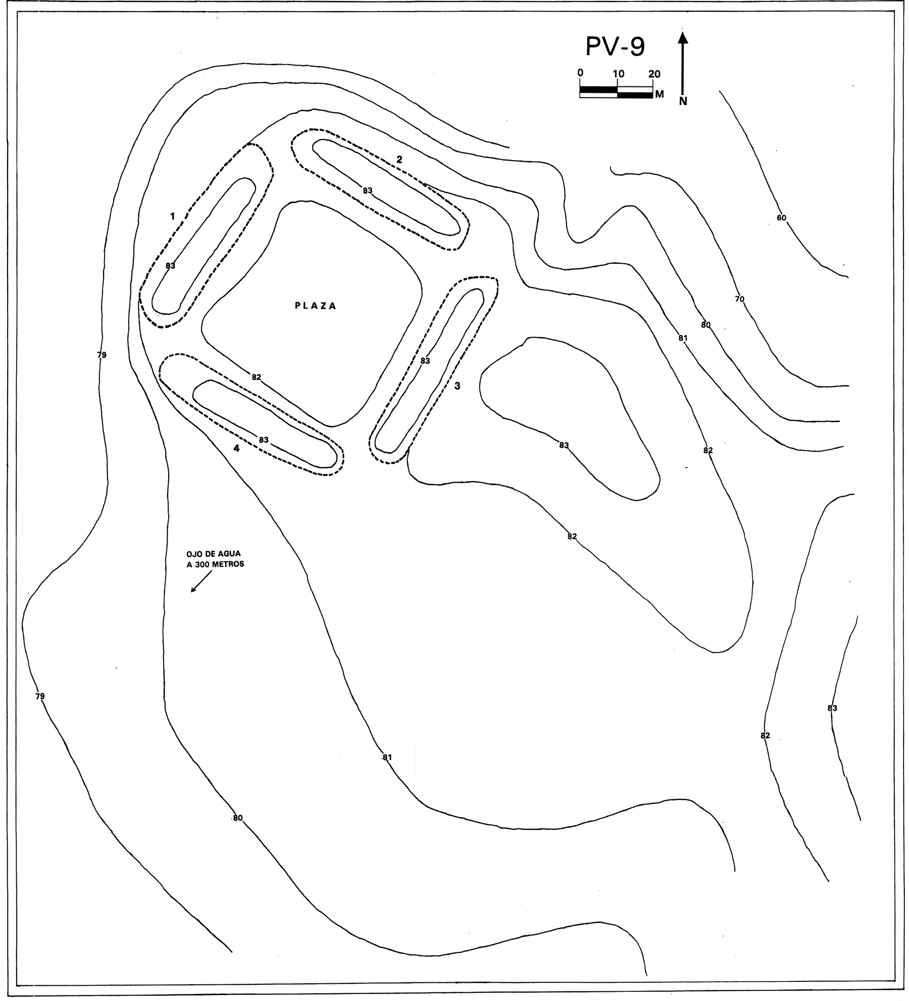 Plano topográfico - El Llanito 