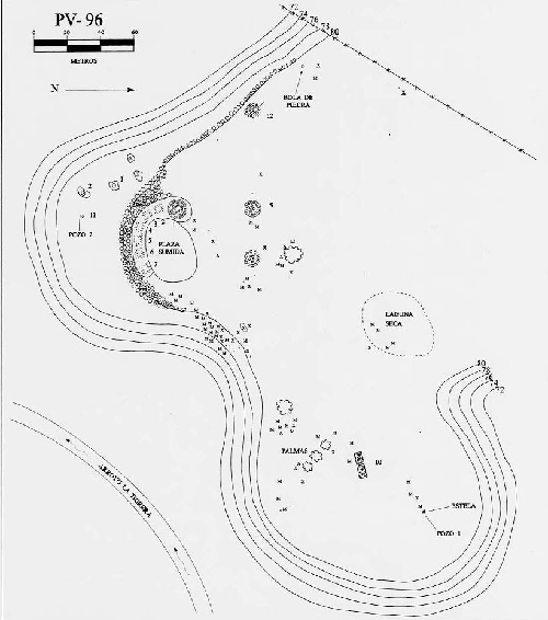 Plano topográfico - La Mesa Grande II
