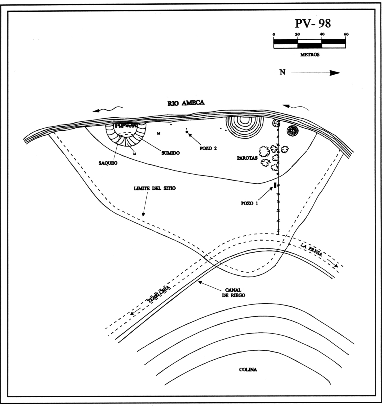 Plano topográfico - El Hule