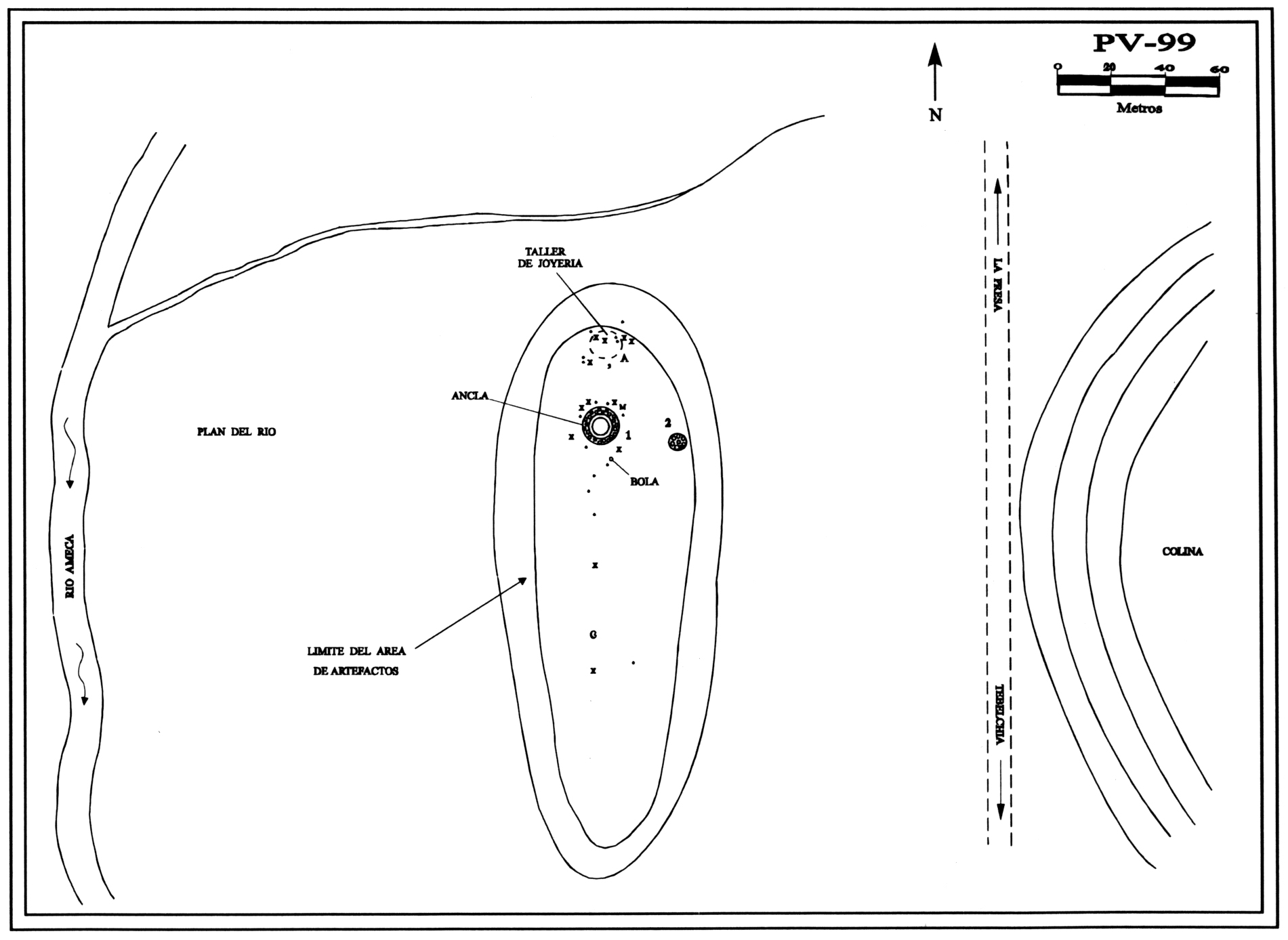 Plano topográfico - El Hule II