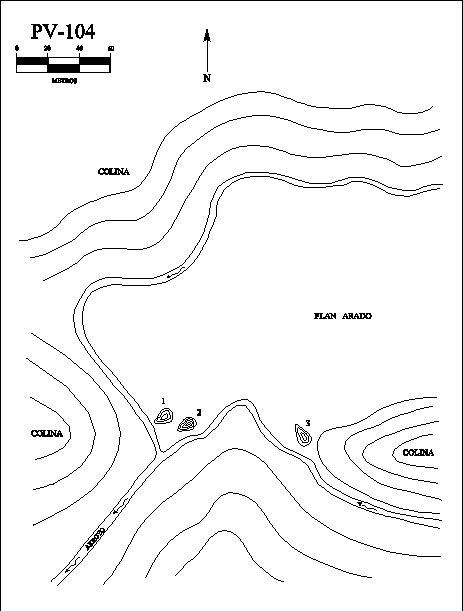 Plano topográfico - El Colorado III
