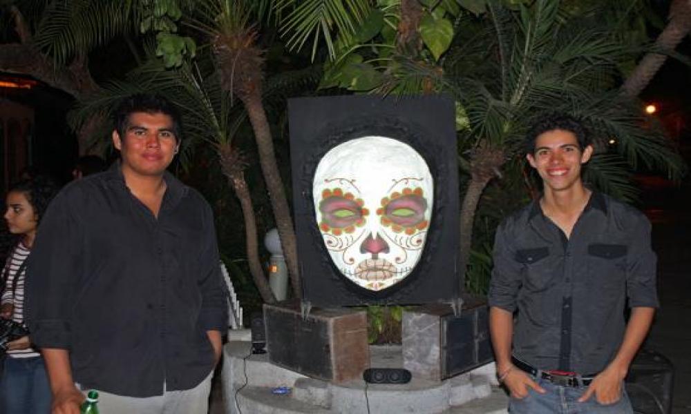 Presentación de proyectos de Mapping por alumnos de Comunicación Multimedia