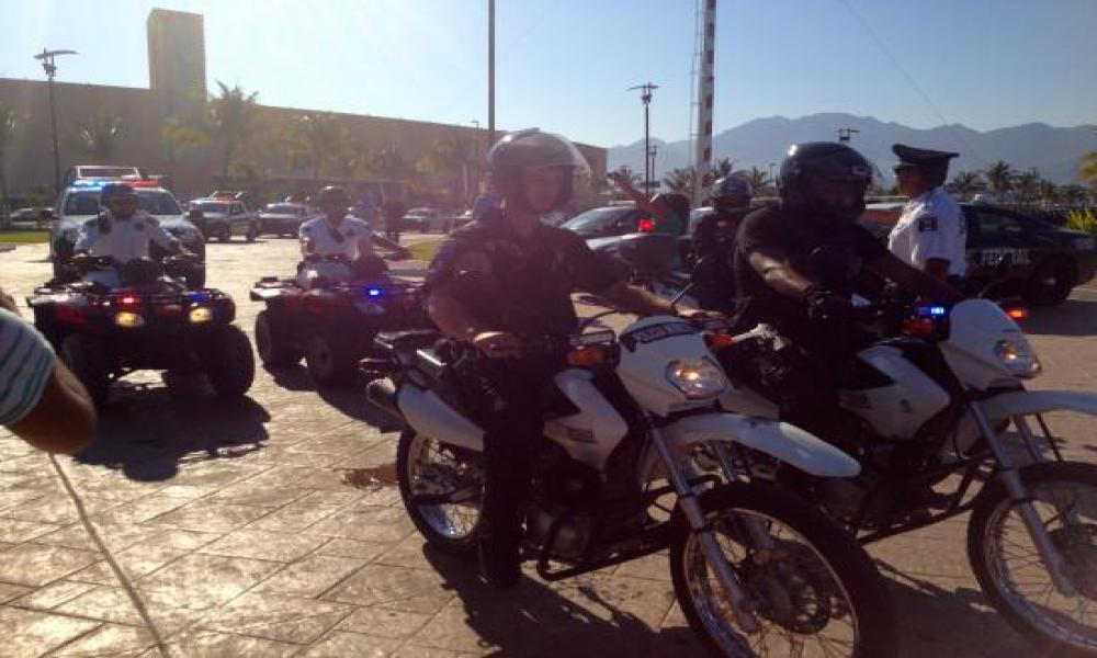 Banderazo de arranque del operativo de seguridad Semana Santa 2014