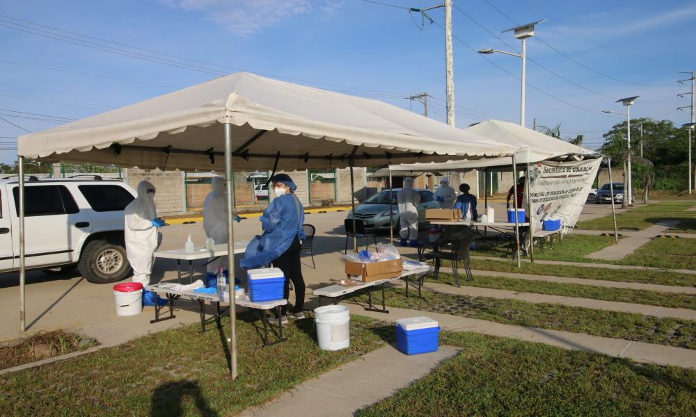 Se realizan 33 pruebas PCR en reapertura de módulo CUCosta; 17 fueron positivos