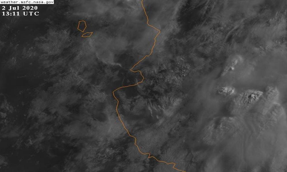 SE PRONOSTICAN LLUVIAS PUNTUALES INTENSAS EN GUERRERO, OAXACA Y CHIAPAS