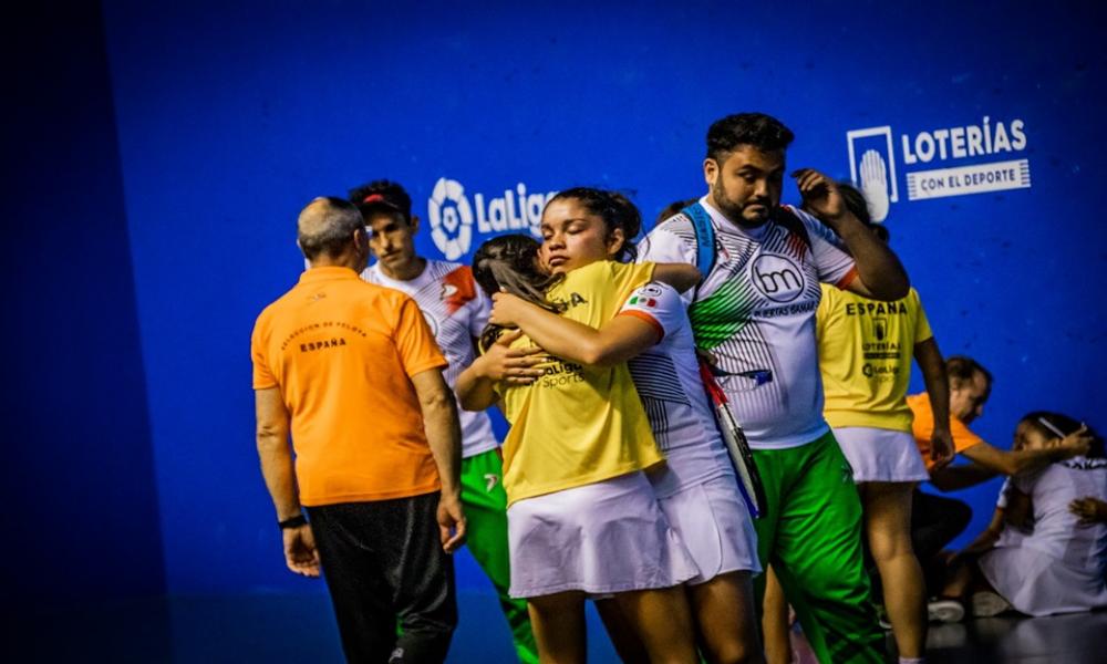 Marifer Noriega y Ximena Plácito Campeonas Mundiales Frontenis Categoría Sub-22