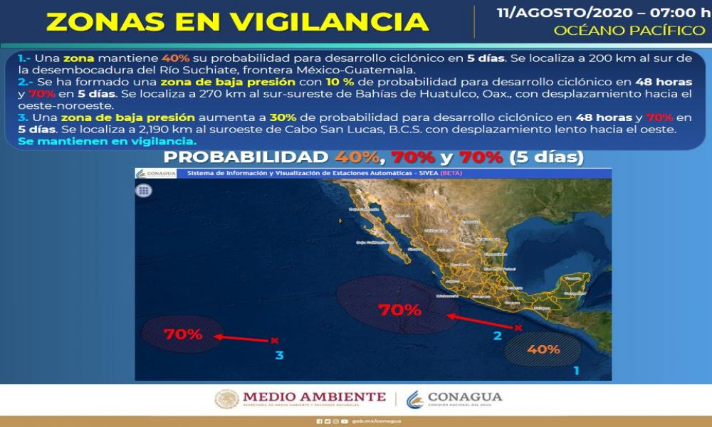Durante la mayor parte del día, la temperatura podría superar los 33.6 grados centígrados