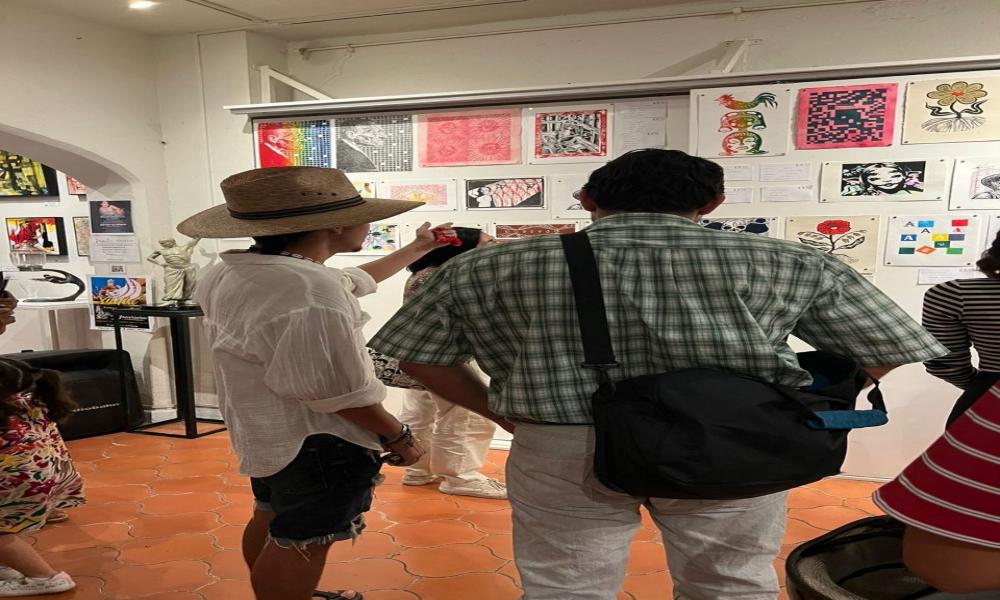 Presentan exposición de estampas colectivas a través de ÍDEM
