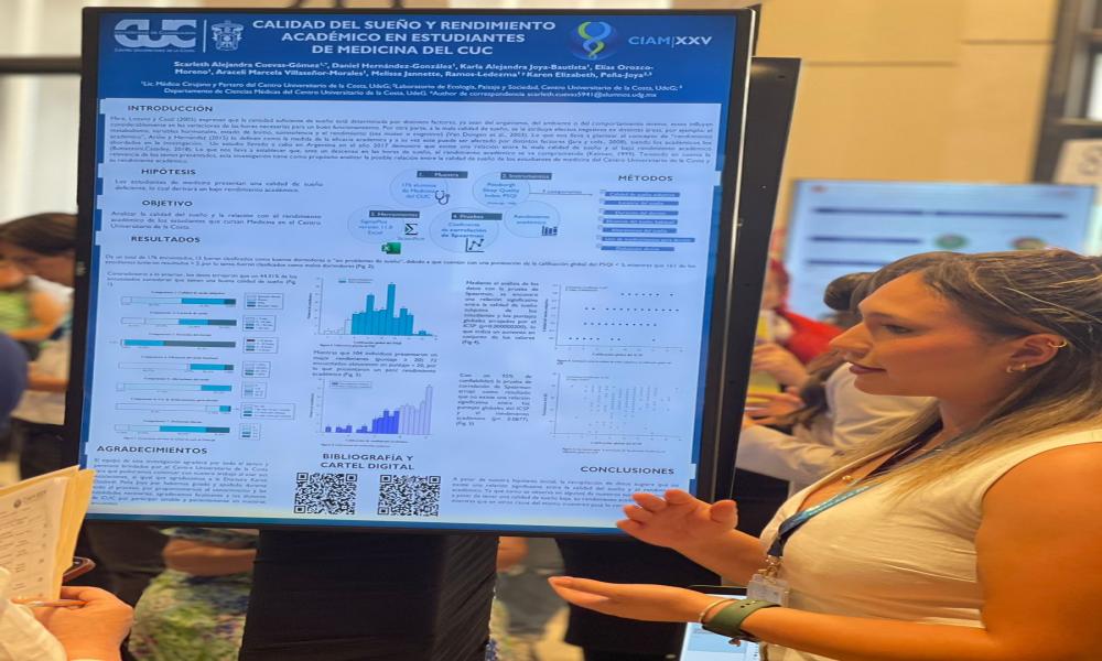 Presentan estudiantes del CUCosta sus trabajos de investigación en CIAM 2024