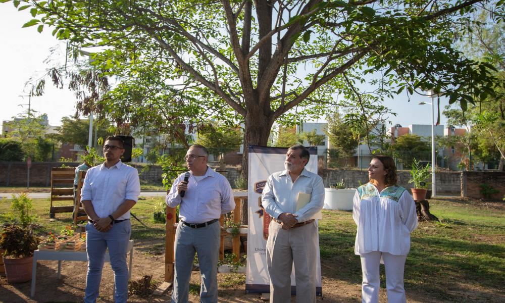 Inauguran huerto orgánico “Jardín Gourmet” en CUCosta