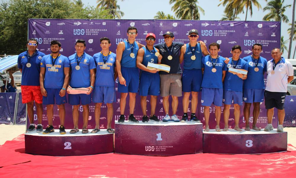 Universiada entrega medallas en voleibol de playa