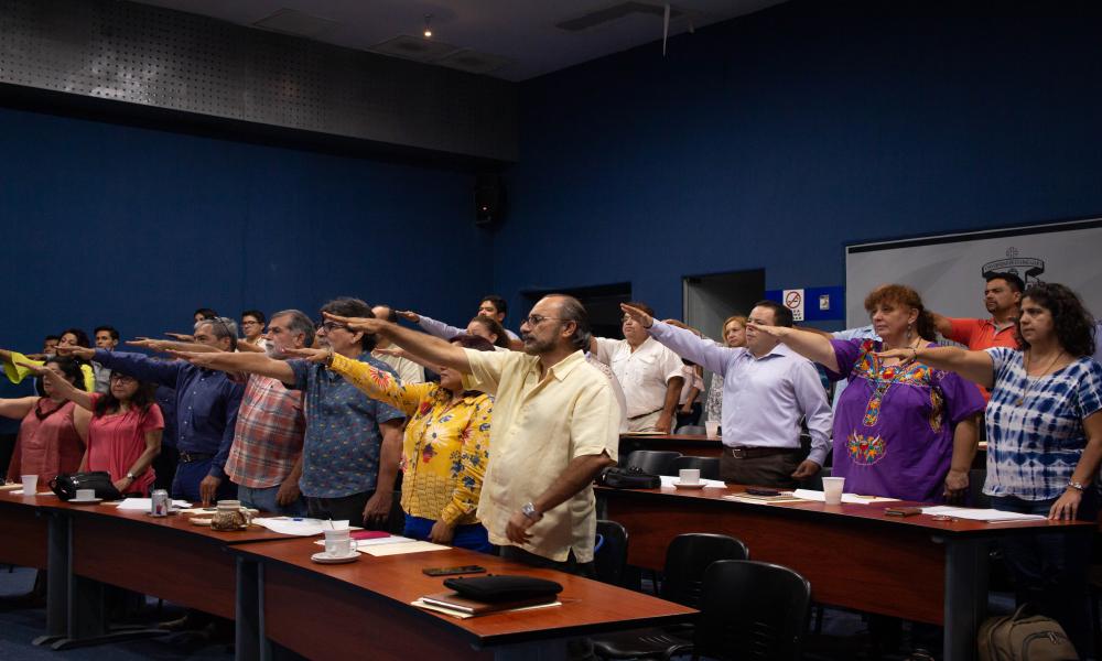 Rinden protesta nuevos miembros del H. Consejo de Centro Universitario de la Costa.