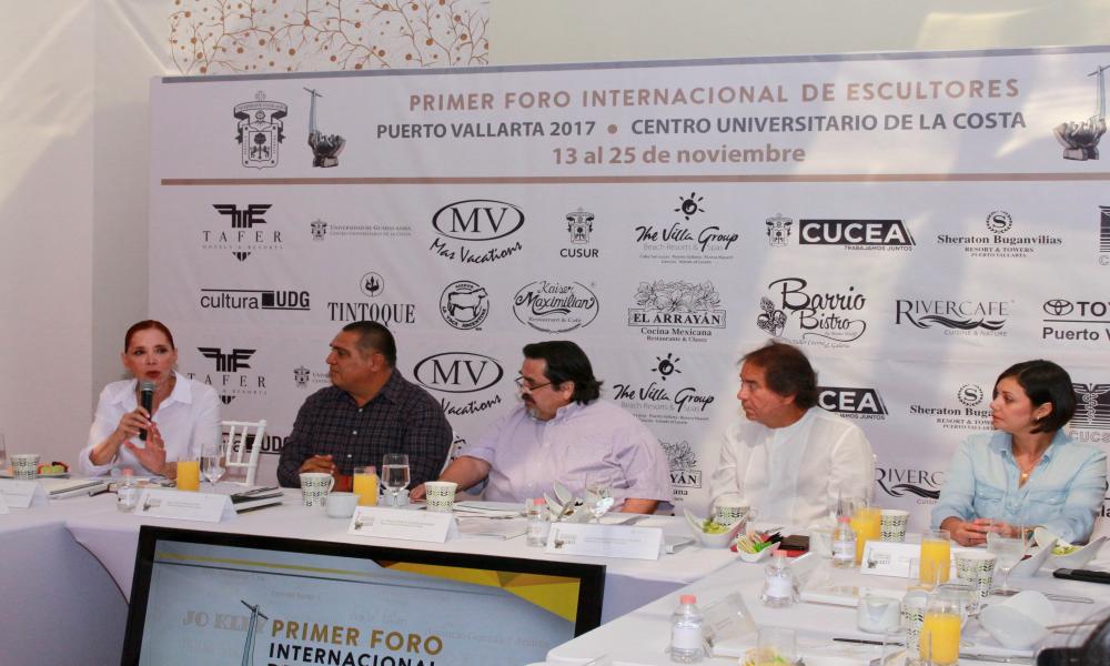 Presentan primer Foro Internacional de Escultores Puerto Vallarta 2017