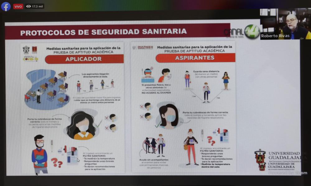 Anuncia UdeG cambios en el examen de admisión para cuidar la salud de los aspirantes