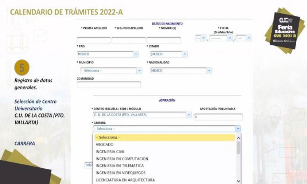 Oferta CUCosta 20 programas educativos, a través de la Feria Educativa 2021B
