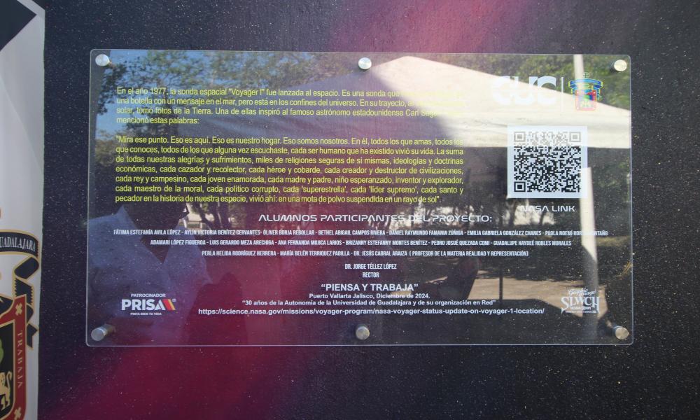 Inauguran mural “Pálido Punto Azul”, obra de estudiantes del CUCosta