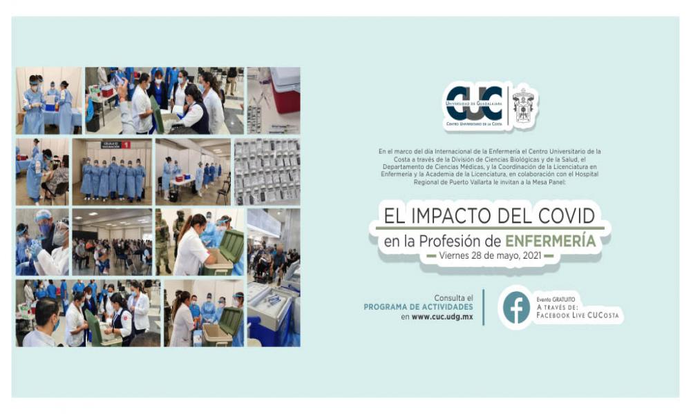 Analizarán cuál es el impacto de COVID 19 en la profesión de Enfermería en CUCosta