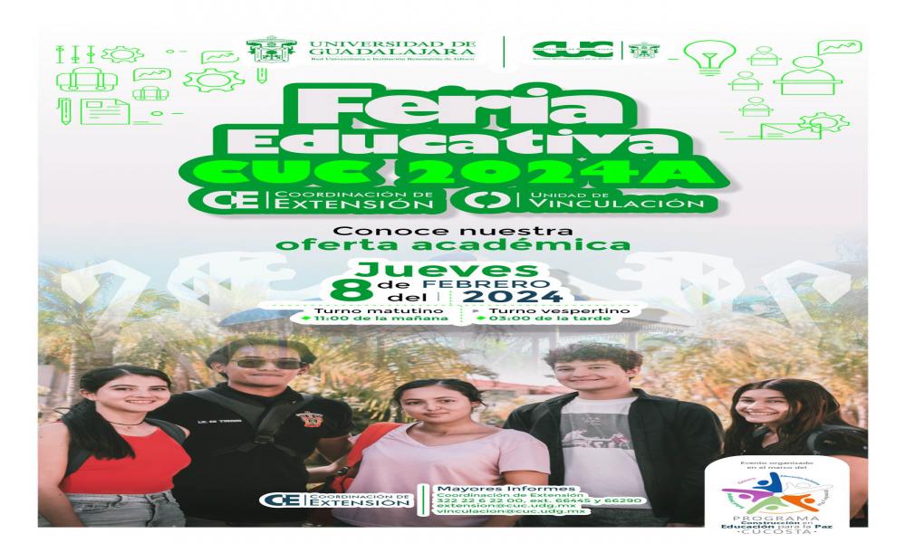 Asistirán 565 estudiantes de preparatoria a la “Feria Educativa CUCosta”