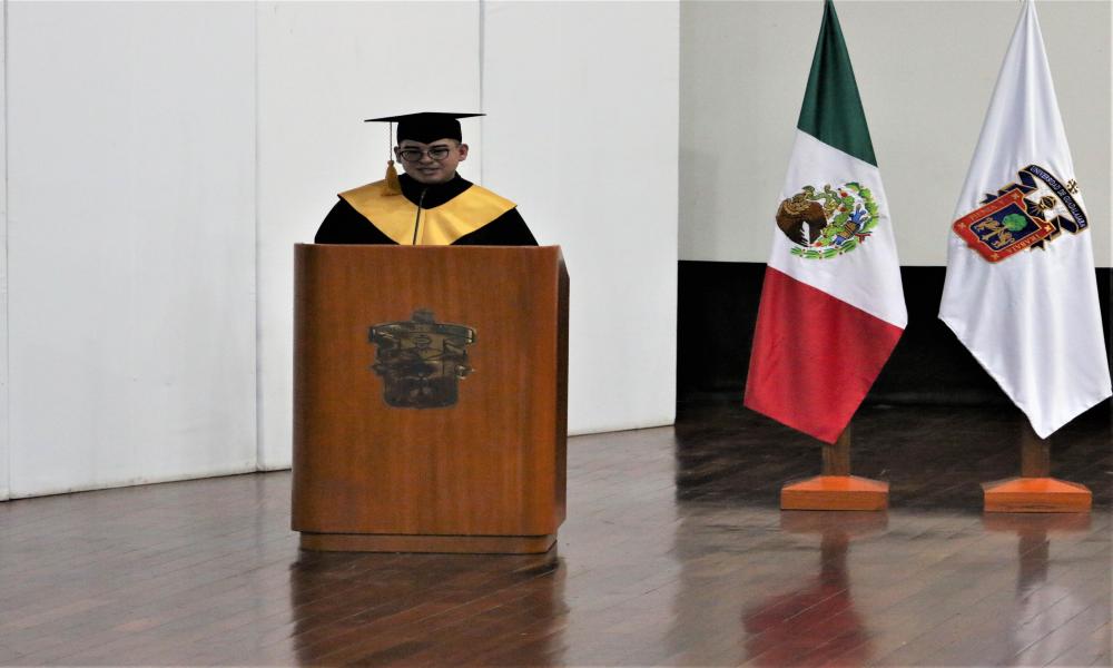 Se realiza acto académico de la Quincuagésima Generación de Lic. Administración “Mtra. Claudia Gauthiez González”