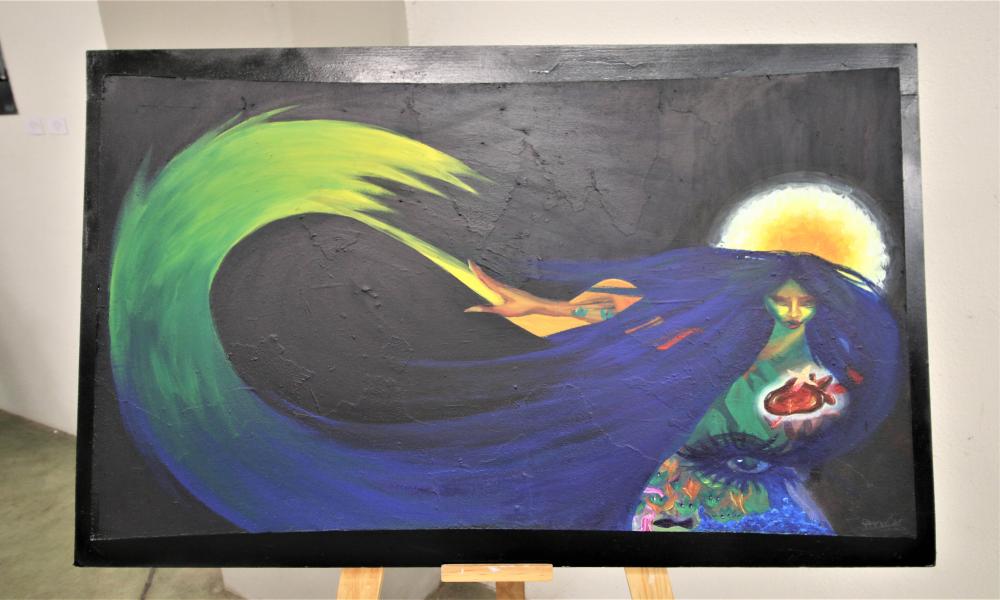 Se erige CUCosta en galería para la exposición de obras de egresados y estudiantes