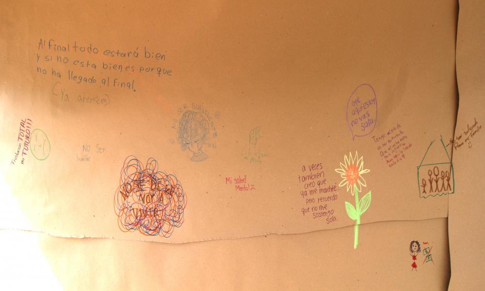 Excelente participación de estudiantes de #CUCosta en el “Mural Colectivo”