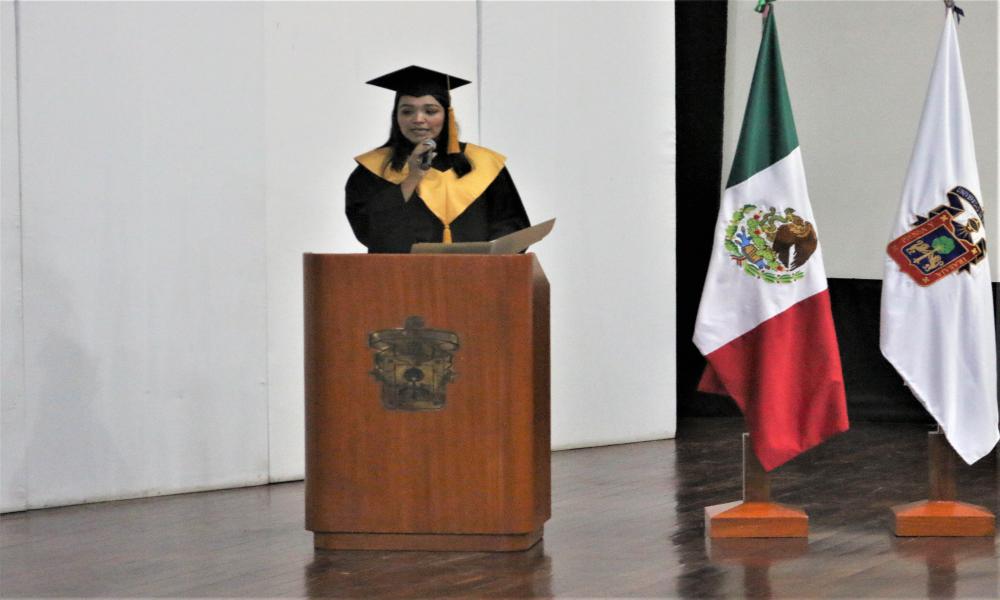 Se celebró el acto académico de la Quincuagésima Primera Generación de la carrera en Contaduría “Mtro. Ali Ríos Medina”