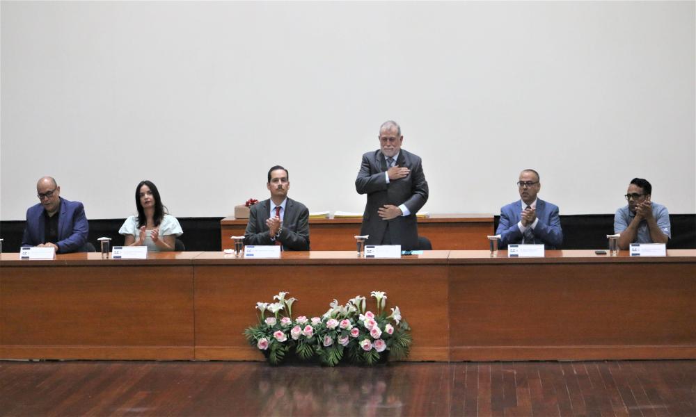 Se celebró el acto académico de la Quincuagésima Primera Generación de la carrera en Contaduría “Mtro. Ali Ríos Medina”